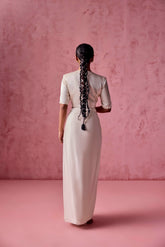 BISWAJIT YOKE BLOUSE DRAPE SKIRT